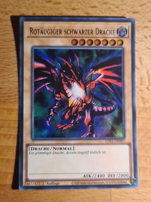 Red-Eyes Black Dragon●V2●YUGIOH●LDS1●ULTRA RARE●GERMAN●1st ED●NM #0452-image