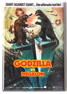 Godzilla vs Megalon FRIDGE MAGNET movie poster-image