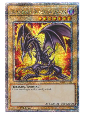 Red-Eyes Black Dragon (7th Art) - RA04-EN109 - Quarter Century Secret Rare-image