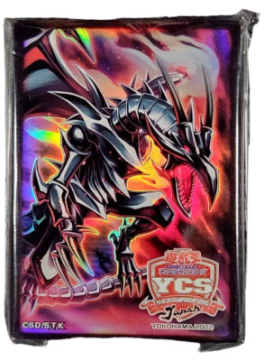 Yugioh Red-Eyes Black Dragon Official Sleeve 100 pieces Konami YCSJ Japan NEW-image
