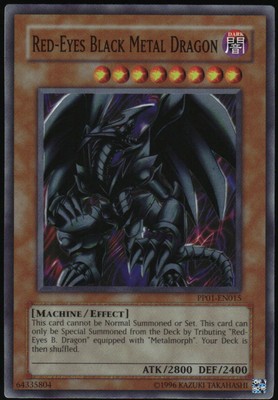Yu-Gi-Oh! - Red-Eyes Black Metal Dragon 2007 PP01-EN015 Super Rare Unlimited-image