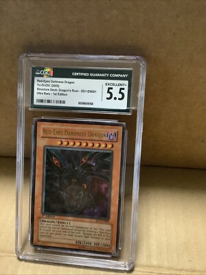 CGC 2.5- Red-Eyes Black Dragon GFP2-EN001 1st Edition Ghost Rare YuGiOh-image