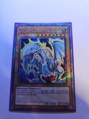 Blue-Eyes White Dragon (7th Art) (Quarter Century Secret Rare) RA04-EN108...-image