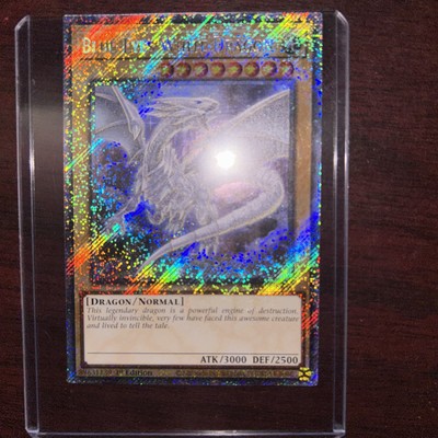 Blue-Eyes White Dragon (8th Art) (Platinum Secret Rare) RA04-EN108  1st Edition-image