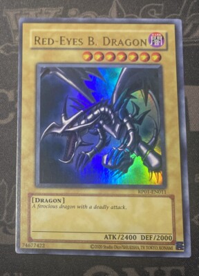 Yugioh! Red-Eyes Black Dragon RP01-EN011 Ultra Rare Retro Pack 1 2024 Reprint NM-image