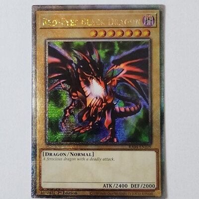 Red-Eyes Black Dragon (4th Art) - RA04-EN109 - NM - Quarter Century Secret Rare-image