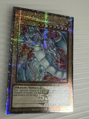 Blue-Eyes White Dragon (New Art) (Quarter Century Secret Rare) RA04-EN002...-image