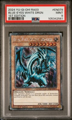 2024 YU-GI-OH! RA03-QUARTER CENTURY BONANZA 1ST ED BLUE-EYES WHITE DRAGON PSA 9-image