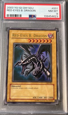Red-Eyes B. Dragon SDJ-001 Starter Deck: Joey-Unlimited Edition PSA 8-image