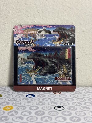 Godzilla Poster Fridge Magnet Japan Set NEW-image