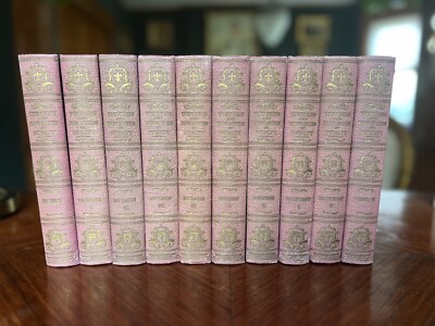 Rare 10 Volume “Courtiers and Favourites of Royalty” Book Set French Louis XVI-image