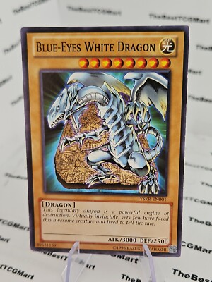 Yu-Gi-Oh! TCG Blue-Eyes White Dragon YSKR-EN001 Unlimited Common NM -image