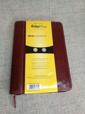 FranklinCovey® Ring Bound Binder Leather Organizer Starter Set Easy Plan-image