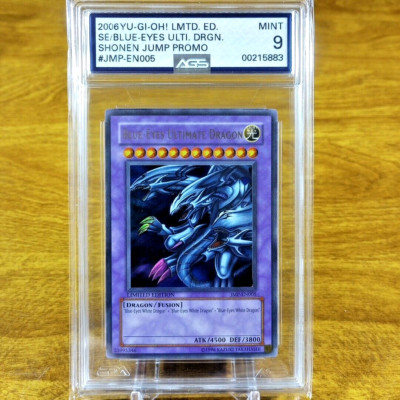 Yu-Gi-Oh! Shonen Jump Promo Blue-Eyes Ultimate Dragon JMP-EN005 AGS Mint 9 2006-image