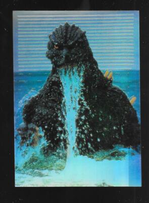 Godzilla Chromium JPP/Amada 1996 Parallel Holochrome Sticker 27 Godzilla Rises-image