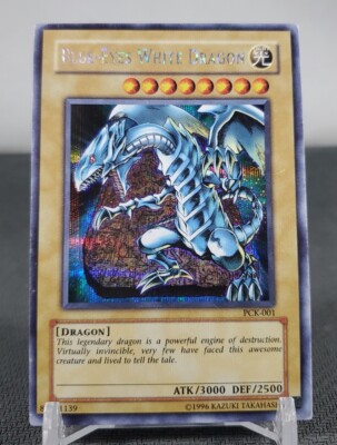 Yu-Gi-Oh TCG: Prismatic Secret Rare Blue-Eyes White Dragon PCK-001, Movie Promo-image