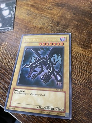red eyes black dragon sdj-001 1st edition Touched Once Since Childhood-image