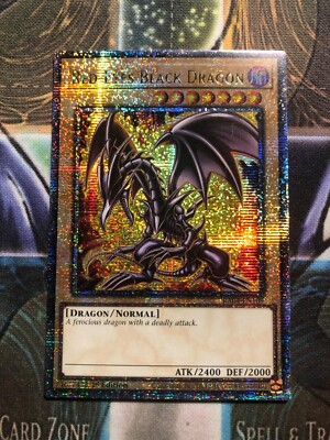 * RED-EYES BLACK DRAGON * QUARTER CENTURY SECRET RARE MP22 ART RA04-EN109 YUGIOH-image