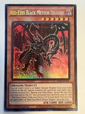 YUGIOH- Red-Eyes Black Meteor Dragon - MP24-EN107 - Prismatic Secret Rare-image