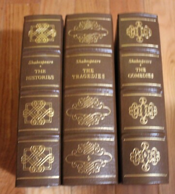 Easton Press Shakespeare Set - The Tragedies, The Comedies, The HIstories-image
