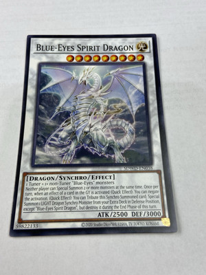 Yugioh  Blue-eyes Spirit Dragon Sdwd-en038 Blue Eyes White Destiny 1st Edition A-image