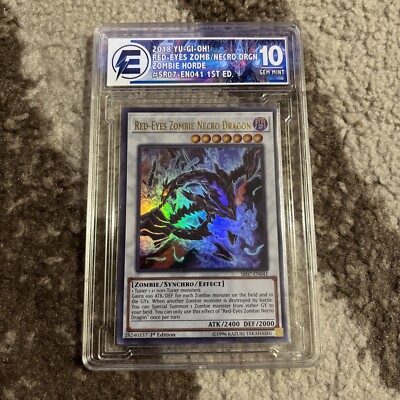 Red-Eyes Zombie Necro Dragon SR07-EN041 Zombie Horde 1st Edition-image