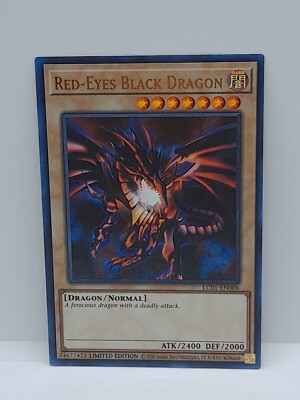 Yugioh TCG - 25th Anniversary - LC01-EN006 - Red Eyes Black Dragon Ultra Rare NM-image