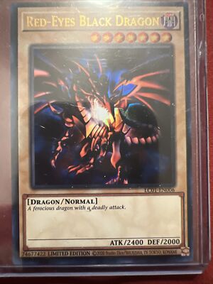 Yugioh RED EYES BLACK DRAGON LC01-EN006 Quarter Century Rare 25th Anniversary-image