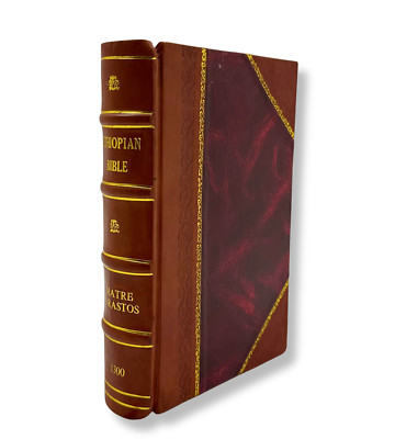 Ethiopian Bible 1300 By Ma?T?Re Krastos [Leather Bound]-image