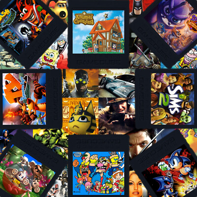 Custom Nintendo GameCube Memory Card Stickers - Catalog #2 - You Pick!-image