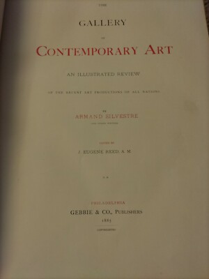 2 Vol. SET 1885 Gallery of Contemporary Art All Nations Armand Silvestre Plates-image