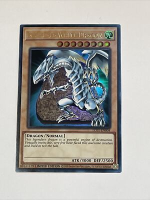 Yugioh! Blue-Eyes White Dragon 25th Anniversary LC01-EN004 Ultra Rare NM/M-image