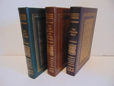 Easton Press: Professor Challenger Series by Arthur Conan Doyle (Three Vol. Set)-image