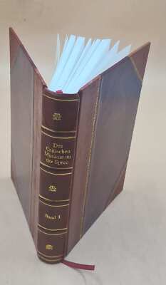 Des Critischen Musicus An Der Spree Erster Band. Volume V.1 1749 [Leather Bound]-image