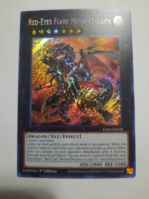 Yu-Gi-Oh! TCG Red-Eyes Flare Metal Dragon 25th Anniversary Rarity Collection...-image