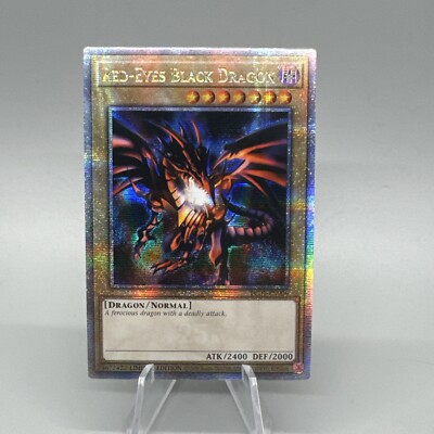 Red-Eyes Black Dragon (Quarter Century Secret Rare) LC01-EN006 Legendary...-image