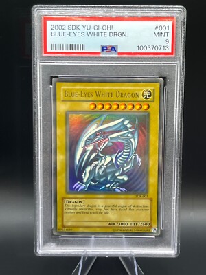 🐉🔥Blue Eyes BEWD FADED PSA 9 SDK-001 Starter Deck: Kaiba Unlimited-image