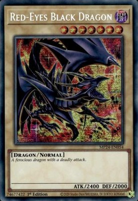 Red-Eyes Black Dragon MP24-EN054 Prismatic Secret Rare 1st Edition-image