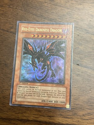YuGiOh Red-Eyes Darkness Dragon - SD1-EN001 - Ultra Rare 1st EDITION! TCG-image