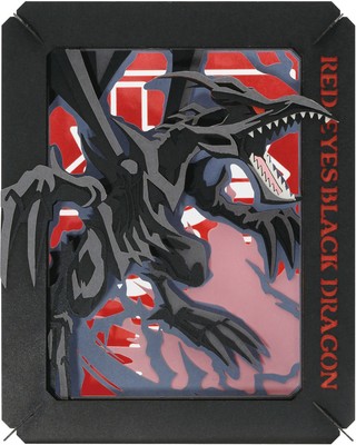 Yu-Gi-Oh! Duel Monsters Paper Theater Red-Eyes Black Dragon PT-358 Craft Kit USA-image