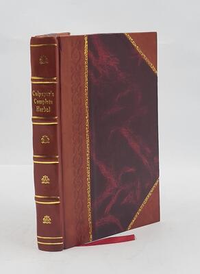 Culpeper'S Complete Herbal, Etc 1845 By Nicholas Culpeper [Leather Bound]-image