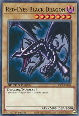 Speed Duel: Streets of Battle City #SBC1-ENF01 Red-Eyes Black Dragon-image