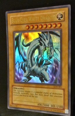 Blue-Eyes White Dragon LOB-001 Ultra Rare Unlimited Holo-image