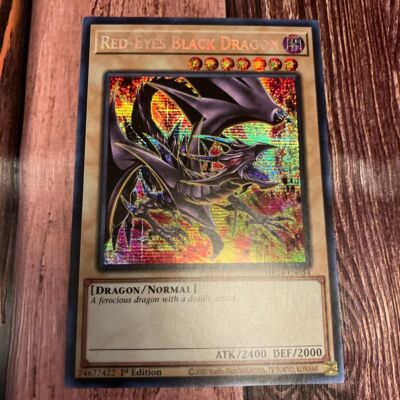 YUGIOH! Red-Eyes Black Dragon (Alt Art) MP24-EN054 Prismatic Secret Rare NM-image