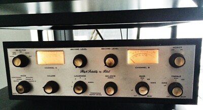 PILOT SP-215 Rare Tube PreAmp Marantz 7 12ax7 Fisher Sp-216 Ls 3/5a Leak Eico HF-image