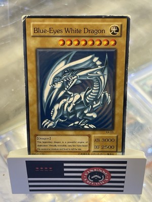 YUGIOH KA-05 BLUE EYES WHITE DRAGON ENGLISH Fairly Good Condition-image