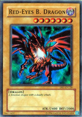 Near Mint x 1 Red-Eyes B. Dragon - DB1-EN126 - Super Rare - Unlimited Edition DB-image