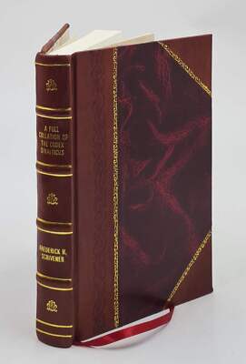 A Full Collation of the Codex Sinaiticus with the Received Text [Leather Bound]-image