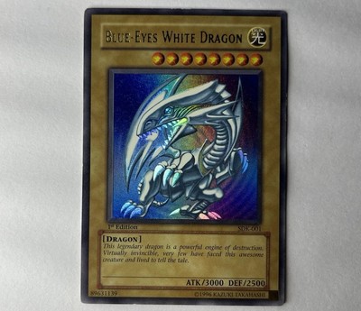 Yu-Gi-Oh! Blue-Eyes White Dragon - 1st Edition - SDK-001 - Ultra Rare - LP/VLP-image