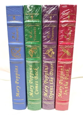 MARY POPPINS, EASTON PRESS COLLECTOR'S EDITION 4 Volume Book Set by P.L Travers-image